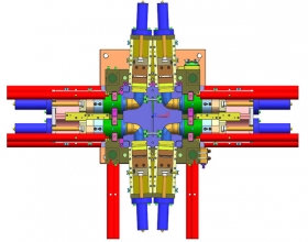 扩口45度管件模具