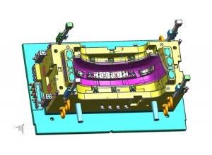 注塑汽车前保险杠模具
